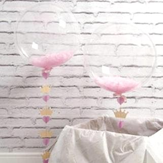 100 Adet Pembe Tüy (Şeffaf Balon İçi Tüyü) Süslemesi