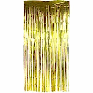 Happyland Metalik Gold-Altın Sarısı 2M Kap Perdesi Parlak Duvar P
