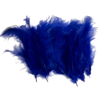 100 Adet Koyu Mavi-Lacivert Tüy (Şeffaf Balon içi Tüyü) Süslemesi