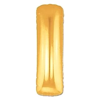 Harf Folyo Balon I Harfi Büyük Boy Balon Altın Sarısı /Dore 100CM