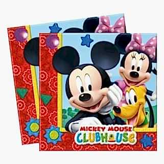 Mickey Mouse 20li Peçete 33cm x 33cm Doğum Günü Parti Peçetesi