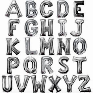 Y Gümüş Harf Folyo Balonlar 90 cm