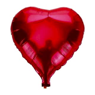 Kalpli Uçan Folyo Balon Kırmızı 40 cm