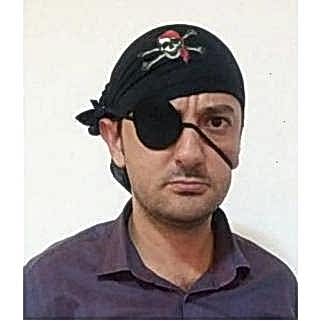 1 Adet Korsan Bandana Göz Bandı Set Erkek Parti Malzemesi