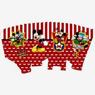 8 Adet Mickey mouse Mısır Kutusu Erkek Doğum Günü Partisi