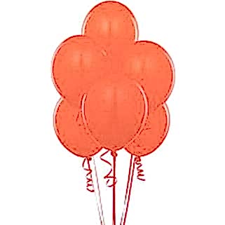 20 Adet Metalik Kırmızı Uçan Özellikli Balon