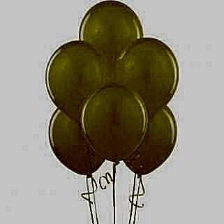 50 Adet Sarı Metalik Uçan Özellikli Balon