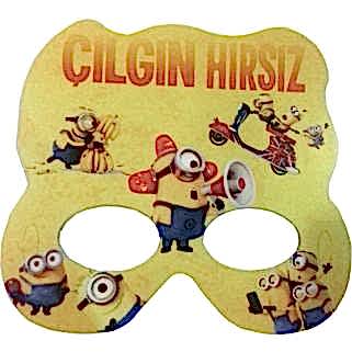 Minyon,Minions ,Minion Rush 10lu Gözlük Maske Doğum Günü Parti Çı