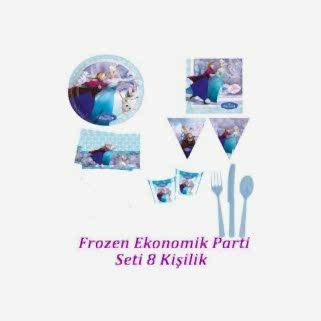 Frozen Ekonomik Parti Seti 8 Kişilik
