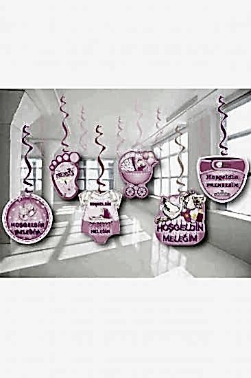 Hoşgeldin Pembe Sarkıt Tavan Süsü