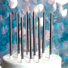 10. YILA ÖZEL 15 CM 6’LI ÇUBUK PASTA MUMU KAMPANYA 