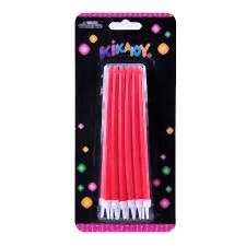 Kırmızı Uzun Çubuk Mum