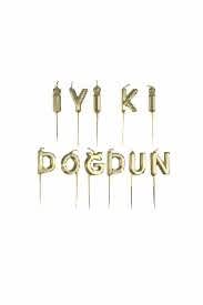 İyiki Doğdun gold Mum