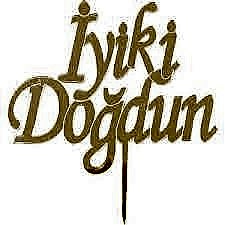İyiki Doğdun Pleksi Gold