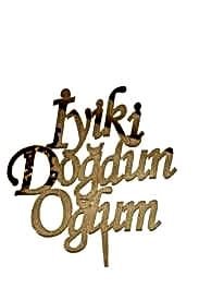 İyiki Doğdun Oğlum Pleksi Gold