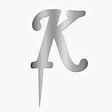 K harf Pasta Pleksi Harf