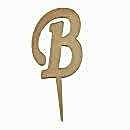 B Harfi Pasta Pleksi Gold