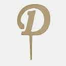 D Harfi Pasta Pleksi Gold