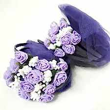 Nedime Tacı 10 Adet Mor