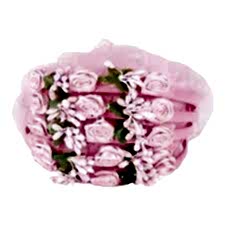 Kına Gecesi Nedime Tacı Çiçekli Pembe