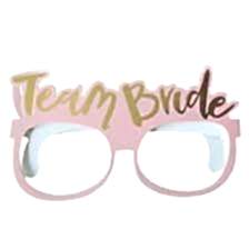 Team Bride Bekarlığa veda Partisi Gözlük 10 adet Pembe