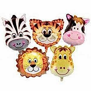 Happyland Safari Folyo Balon Set 5 Li