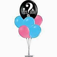 Cinsiyet Belirleme Partisi Balon Standı + Mavi Pembe Balon Hediyeli