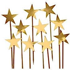 Gold Yıldız Kürdan 20 Adet