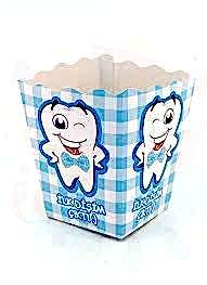 Diş Buğdayı Mısır Kutusu Mavi (8 Adet)