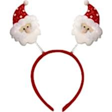 Yılbaşı noel baba taç figürlü