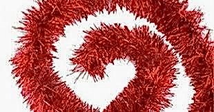 Yılbaşı ağacı süsleme sim süs kırmızı büyük boy