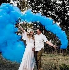 Happyland Cinsiyet Partisi Erkek Bebek Mavi Duman Efekti Sisi