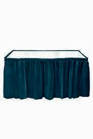 Cinsiyet partisi Masa Eteği Plastik Mavi