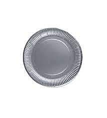 Gümüş Karton Tabak 8 adet