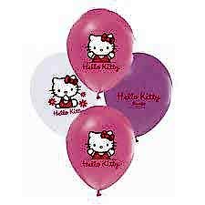 Hello Kitty Baskılı Latex Balon 7 Adet