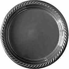 Gümüş Silver Plastik Tabak 25 adet