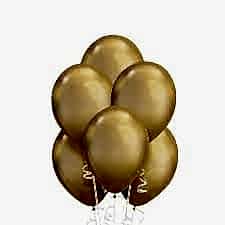 100 Adet Gold Metalik Balon 12 inc