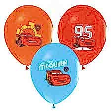 Cars Temalı Baskılı Latex Balon 7 Adet