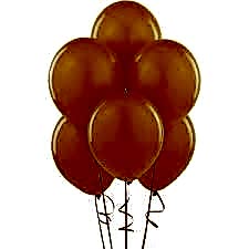 100 Adet Turuncu Metalik Balon