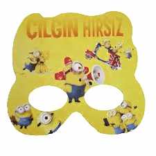 Çılgın Hırsız Karton Gözlük 6 adet