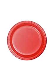 Kırmızı Karton Tabak 8 adet