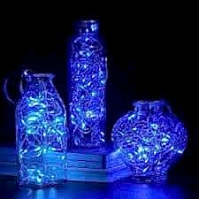 3 Metre Mavi Peri Pilli Led