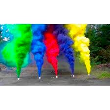 5 Adet Karışık Renk Sis Bombası