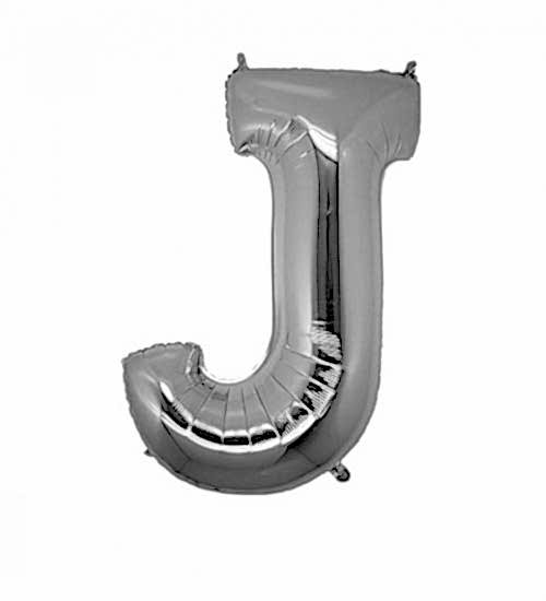 J Harfi Gümüş Folyo Balon 100 cm
