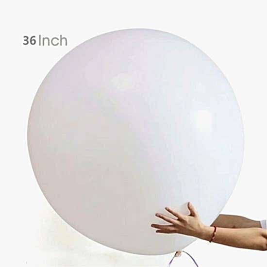 Beyaz 36 Inch Jumbo Balon