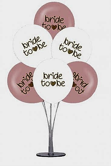 Bride To Be Balon Standı + 7 Adet Balon