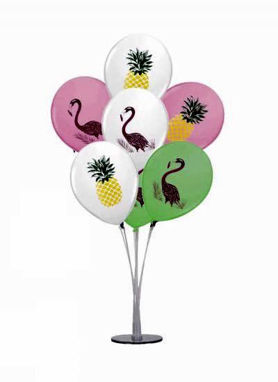 Flamingo Balon Standı + 7 Adet Balon Dahil