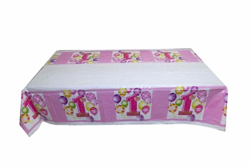 Happy Birthday 1 Yaş Masa Örtüsü