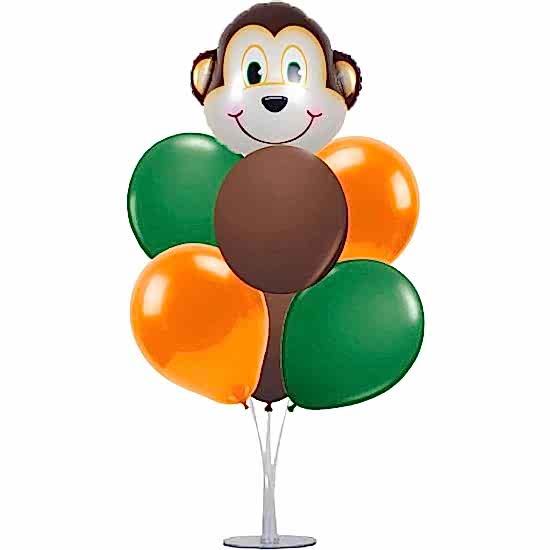Maymun Safari Balon Standı + 7Adet Safari Balon