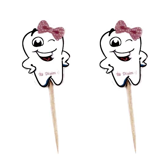 Pembe İlk Dişim Kürdan 20 ’li